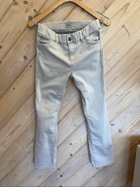 BEVY FLOG Straight Leg Pants in Light Beige